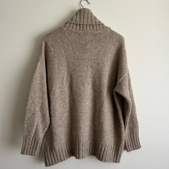 Jenni Kayne Alpaca Cocoon Turtleneck Sweater SZ Small - Picture 5 of 9
